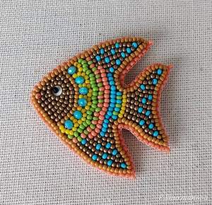 Broche de Bisutería con Cuentas, Colorido, Hecho a Mano, a Precio Económico - Product Image 3