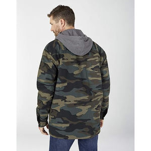 Sweat à capuche pour homme en mélange coton et polyester, avec doublure contrastante, cordon de serrage et poche kangourou, style streetwear - Product Image 5