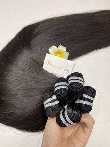 Super Oferta en Extensiones de Cabello Humano Remy Virgen Camboyano de Alta Calidad, Ondulado y con Textura Natural, Tejido a Máquina con Doble Trama - Product Image 2