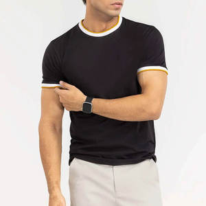 <b>Mens</b> slim fit casual t shirt <b>stretch</b> breathable fabric stylish comfortable everyday wear clothing for gym and daily outfit - Product Image 5