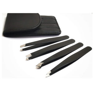 Ensemble de pinces à épiler professionnelles en acier inoxydable 2025, pointe fine, emballage personnalisé avec logo, usage beauté - Product Image 3