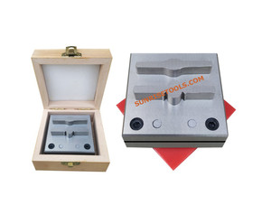 Stainless Steel Rectangle Jewelry Casting Mold Disc <b>Cutter</b> 2 <b>Ring</b> Blanks for DIY Sample Making Tool - Product Image 2