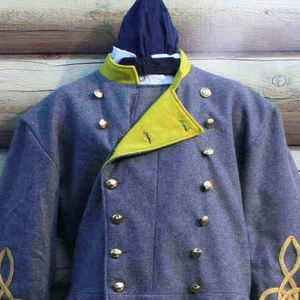 Manteau long formel américain historique de reproduction, style ancien du monde occidental - Product Image 5
