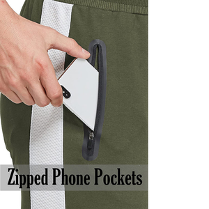 Pantalones casuales de lona transpirable para hombre de RA Wholesale - Corte ajustado, talla grande, cintura elástica, impermeables y de secado rápido. - Product Image 2