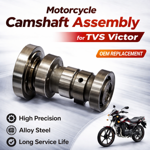 Conjunto de árbol de levas para motocicleta TVS Victor |   Eje de levas del motor, pieza de repuesto OEM para sincronización de válvulas - Product Image 3