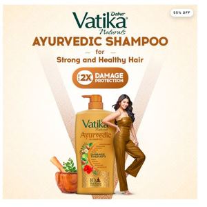 Shampoo ayurvédique Dabur Vatika Naturals 640ml - Product Image 2