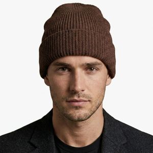 Custom Plain Knit Beanie Soft Acrylic <b>Winter</b> <b>Cap</b> Unisex Folded Cuff Beanie - Product Image 1