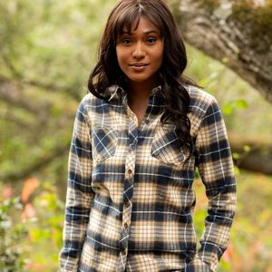 Chemise en flanelle pour femme 2026 de haute qualité, décontractée, unie, légère, 100 % coton, boutonnée, manches longues, anti-plis, pour l'été - Product Image 5