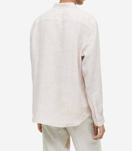 เสื้อเชิ้ตผู้ชายแขนยาวสีพื้นสไตล์ลำลองสำหรับฤดูใบไม้ผลิปี 2026 WL รุ่นใหม่ เสื้อเชิ้ตทำงานลำลองขายส่ง เสื้อเชิ้ตทางการสำหรับธุรกิจ เสื้อเชิ้ตผู้ชาย - Product Image 2