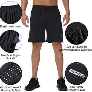 Shorts de sport et de fitness pour hommes, de compression, pour la course et la gym, vente en gros - Product Image 3