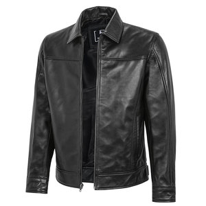 Durable Outerwear Trendy Daily Wear <b>Men</b> <b>Leather</b> <b>Jacket</b> Autumn Winter Breathable Quick Dry High Quality Street <b>Men</b> <b>Leather</b> <b>Jacket</b> - Product Image 2