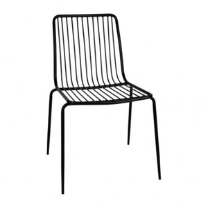 Silla de Alambre Metálico Color Turquesa, Estilo Mid-Century, para Sala de Estar, Exteriores, Villas, Apartamentos - Product Image 4
