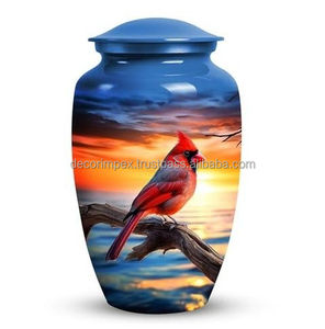 Urne funéraire de style classique pour cendres pour souvenirs Urne commémorative au design poli au prix de gros - Product Image 1