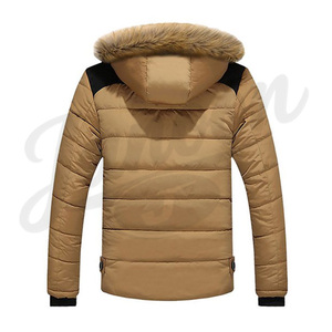Blouson matelassé léger et chaud pour jeunes, garçons et filles, avec logo personnalisé, style doudoune à capuche pour hommes, idéal pour l'hiver - Product Image 4