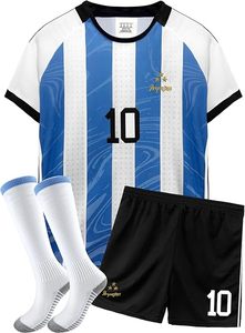 Conjunto de Camiseta de Fútbol para Niños # Uniforme de Fútbol para Jóvenes, Camiseta y Pantalones Cortos para Niños y Niñas, Conjunto de Entrenamiento Transpirable - Product Image 5