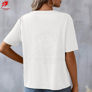 Camisetas Casuales Bordadas para Mujer, Cómodas, de Algodón, para el Trabajo, Uso Diario de Verano, Venta al Por Mayor - Product Image 6