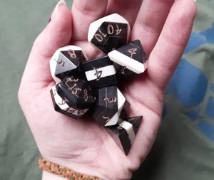 Handmade Bone Cubes Classic <b>Dice</b> Shape Smooth Surface Numbered Faces Tabletop Game <b>Set</b> - Product Image 1