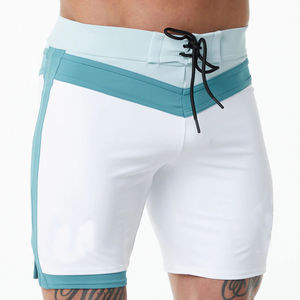 กางเกงขาสั้นผ้าแคนวาสลำลองสำหรับผู้ชาย MAXFIT APPAREL พร้อมเชือกผูกเอว คุณสมบัติกันยับและเป็นมิตรกับสิ่งแวดล้อม มีตัวเลือกสีที่ปรับแต่งได้ - Product Image 3