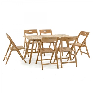 Table à manger rectangulaire en bois scandinave, mobilier moderne pour la maison, design stable, 4 places, pieds en bois massif - Product Image 5