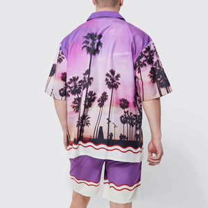Summer Set Distressed Unisex Vintage <b>Tee</b> Acid Wash T-Shirt Short Men's Unisex Vintage Casual Style <b>Plain</b> Blank <b>Tee</b> Tracksuit - Product Image 4