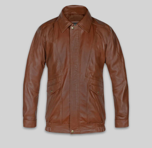 Chaqueta de Cuero Nueva Colección, Resistente al Viento, para Hombre y Mujer, Estilos Personalizados, Charlotte Burnt, Múltiples Colores, 2026 - Product Image 1