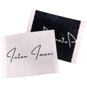 Etiqueta personalizada para ropa, etiqueta termoadhesiva para cuello de ropa, etiqueta tejida termoadhesiva para ropa - Product Image 4