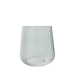 Verre à vin sans pied en plastique incassable à motif tourbillon, couleur personnalisable, pour les fêtes - Product Image 3