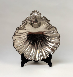 Heavy Duty Silver <b>bowl</b> tray With Sea shell L Shaped Preventing Tipping Over Ideal For Regular <b>Smokers</b> And Outdoor Settings - Product Image 4
