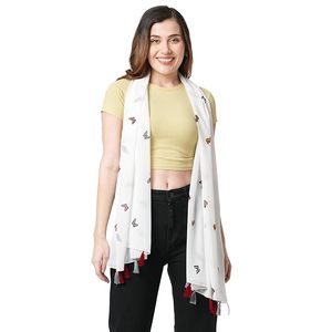Écharpe multicolore de qualité supérieure, légère et confortable pour toutes les saisons - Product Image 6