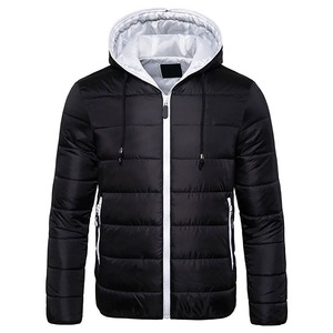 Bubble <b>Jacket</b> for Men's Lightweight Water-resistant <b>Packable</b> Hooded Puffer <b>Jacket</b> Spring Autumn Orange - Product Image 3