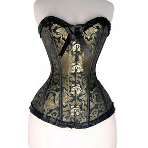 เสื้อครอเซ็ทผู้หญิงแบบเซ็กซี่ ทรงโอเวอร์บัสท ช่วยกระชับสัดส่วน ดีไซน์ทันสมัย ผ้าปักลาย สำหรับสาวพลัสไซส์ ระบายอากาศได้ดี - Product Image 1