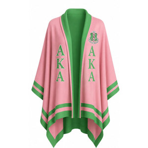 Alpha | Kapa | Alpha <b>Women's</b> <b>Cape</b> Shawl Poncho Wrap Casual Embroidered Wool Shoulder Wrap <b>Cape</b> Winter Poncho Cloak Draped Shawl - Product Image 2