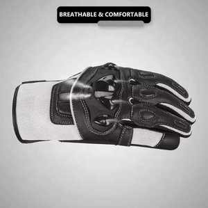 Motorbike <b>Gloves</b> Heavy Duty Protective Gear Anti Slip Breathable Touch Screen Compatible Riding <b>Gloves</b> - Product Image 4