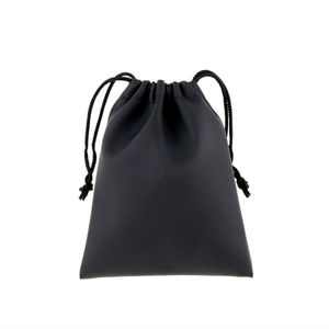 <b>Black</b> Mini Portable Drawstring Pouch Made of Polyester <b>Small</b> Travel <b>Bag</b> with Drawstring Designed custom logo and desighn - Product Image 6