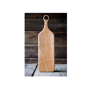 Planche à découper artisanale en bois massif, planche de cuisine naturelle, planche de service rustique avec une construction durable - Product Image 5