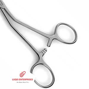 Pinces à tissus Allis Babcock, pinces chirurgicales angulées, pinces de préhension en acier inoxydable, instrument chirurgical médical - Product Image 3