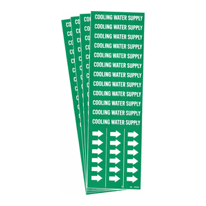 Brady Flexible Polyester Pipe <b>Marker</b> for Industrial <b>Plant</b> Cooling Water Supply - Product Image 2