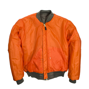 <b>Men's</b> Navy Blue Breathable Quilted <b>Bomber</b> <b>Jacket</b> with Zipper Closure Front Logo Windproof Nylon Shell Street Wear for <b>Summer</b> - Product Image 6