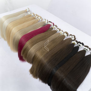 Un donneur cuticule vierge brute alignée droite blond clair foncé vietnamien extension de cheveux européen doux en vrac teint Fumi Style - Product Image 4