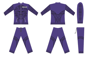 Violet noir dégradé imprimé chaud sport survêtements hommes haute qualité Polyester poids moyen Football uniforme vestes grande taille - Product Image 2