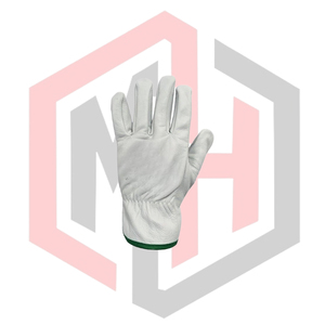 Gants de conducteur en cuir pleine fleur de qualité supérieure, gants de travail en cuir grainé antidérapants, résistants aux déchirures, respirants et anti-coupures - Product Image 3