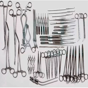 Juego de instrumentos quirúrgicos vasculares PISSCO, kit de instrumentos para cirugía cardiovascular, juego de 52 piezas - Product Image 6