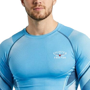 Dernier design, prix abordable, rashguards pour hommes, couleur unie, respirants, légers, en vente en ligne - Product Image 6