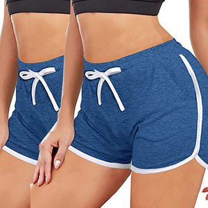 Pantalones cortos con cordón ajustable, cómodos de llevar, pantalones cortos premium para mujer, pantalones cortos de larga duración, métodos de impresión: serigrafía - Product Image 4
