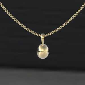 Octagon Cut Lab Grown Moissanite Geometric 14K <b>Gold</b> IGI Certified Unisex <b>Pendant</b> Necklace with Rope Chain Luxury - Product Image 3