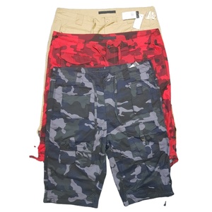 Men's Camouflage <b>Cargo</b> Shorts Multi-Pocket Comfort Elastic Waistband Loose Fit Outdoor <b>Work</b> Anti-Wrinkle Breathable Worsted High - Product Image 3