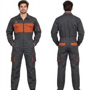 Overol de Seguridad Personalizado, Ropa de Trabajo Industrial con Tiras Reflectantes, Tela Resistente, Ajuste Cómodo, Bolsillos Utilitarios, Ropa de Construcción - Product Image 5