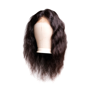 Peluca de Cabello Humano 100% Remy Indio con Cierre de Trama Simple |   Cabello Virgen Indio Natural |   Cierre de Encaje HD - Product Image 3