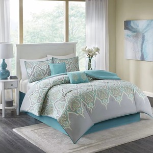 Ensemble de couette en coton biologique 100% de qualité supérieure, 3 pièces, couleur personnalisée, style uni, ensembles de couettes tissées - Product Image 1