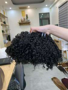 Extensiones de Cabello Humano Remy con Trama Única Ondulada Natural, Tejido de Cabello Sin Piojos, Sin Caída, Sin Químicos, Cabello Vietnamita Virgen - Product Image 5